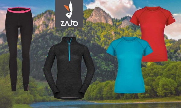 fotka zľavy Dámske merino oblečenie od značky ZAJO je vhodné aj do tých najnáročnejších podmienok. Vyberte si spodné prádlo, krátke alebo dlhé tričká či mikiny, ktoré odvádzajú vlhkosť a zápach aj niekoľko dní.